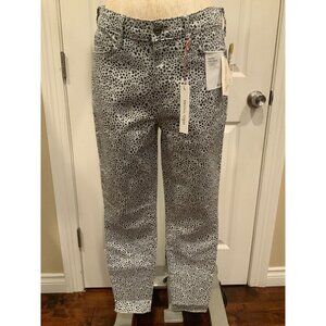 Ella Moss Gray "Shore Pebbles High Rise Skinny Ankle” Raw Hem Jean, Size 28, NWT